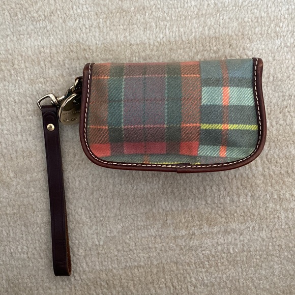 Dooney and Bourke Plaid Wristlet - Picture 4 of 9